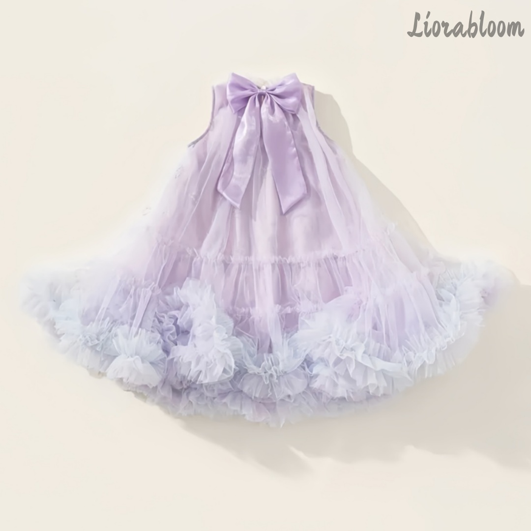 Women'S Formal Wear For Girls - Paarse alledaagse prinsessenjurk Formele jurk Kanten