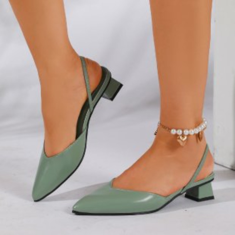 Formal Women Daily Wear Sandals - 2026 dames open-teen spitse pumps met