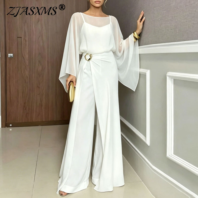 Women'S Formal Wear Suits - Vrouwen formele jumpsuit 2-delige set pure