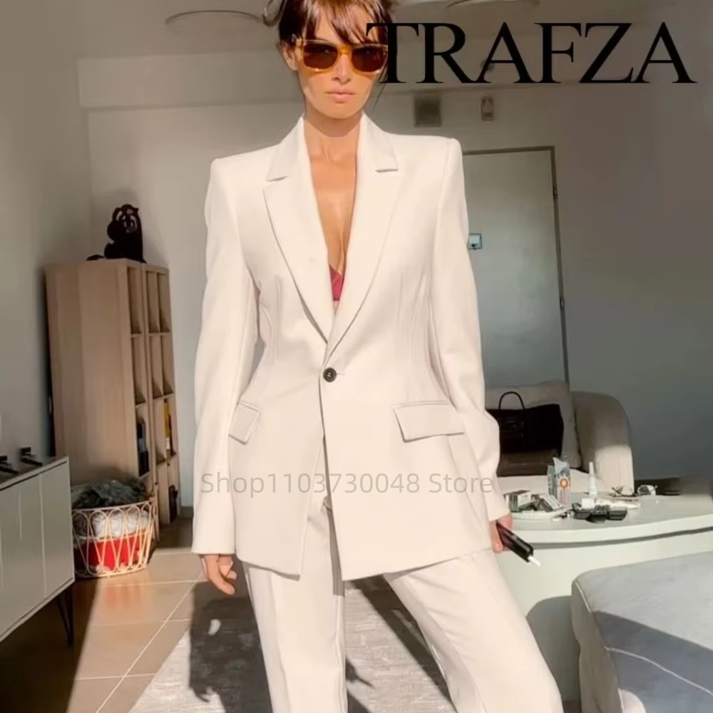 Formal Wear Women Us - Mode Kantoor Dames Blazer en Broekpak