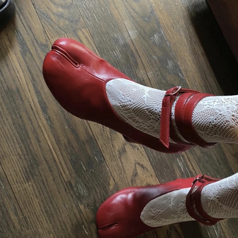 Vintage Women'S Formal Wear - 2026 Vintage Lente Mode Split Toe