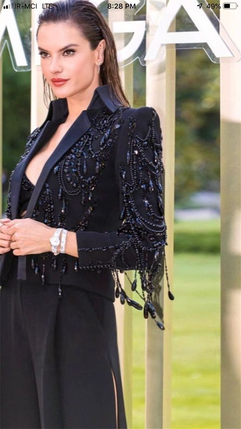 Zwarte Kristallen Dameskostuum - Women'S Formal Wear For A Wedding recensie en prijs