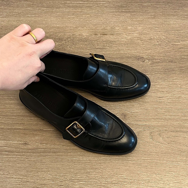 Dames Zwarte Schoenen Monk Str - Vintage Women'S Formal Wear recensie en prijs