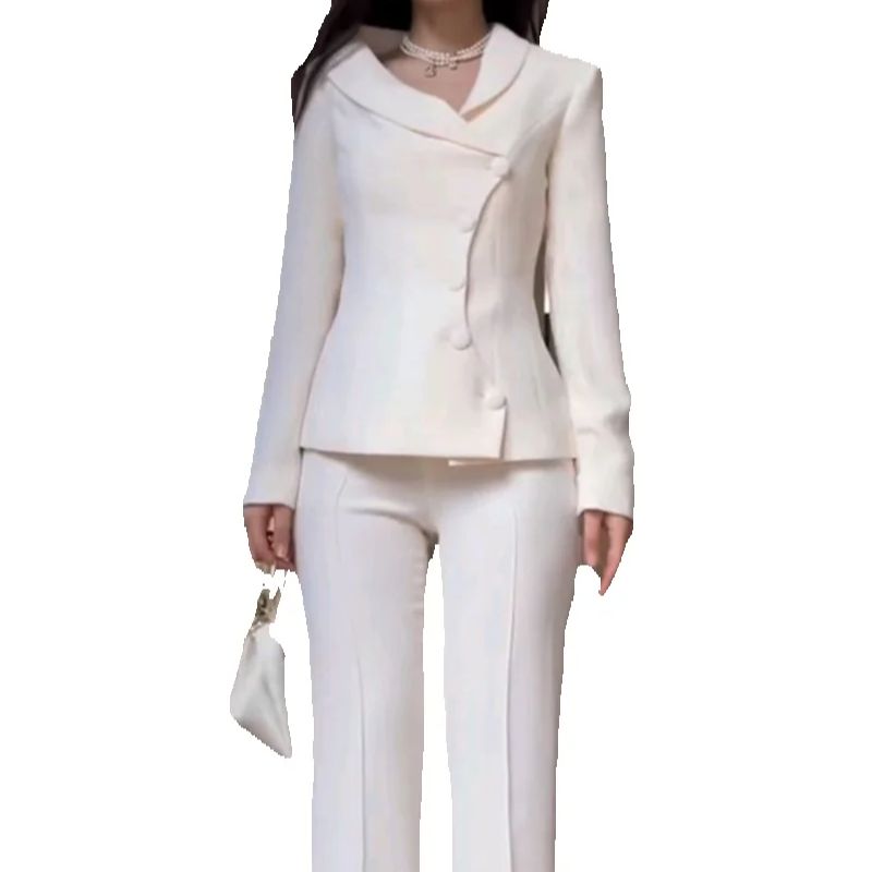 Witte dameskostuums set 2-deli - Women'S Formal Wear For A Wedding recensie en prijs