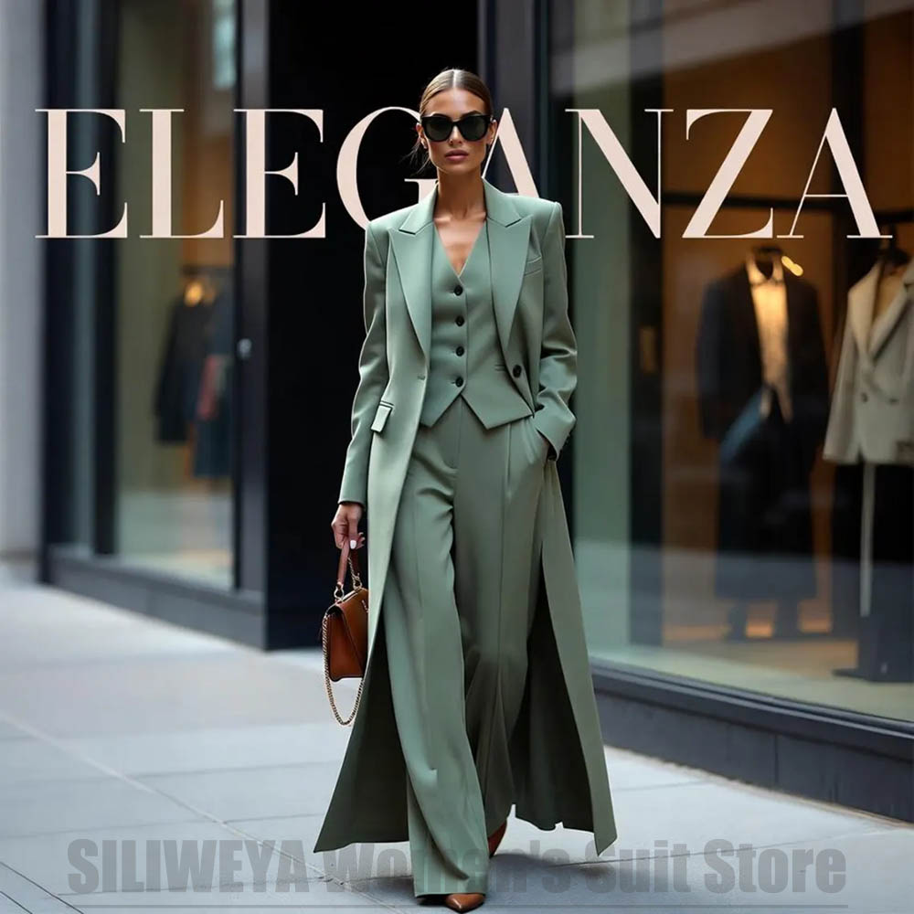 Chique damespak driedelig met  - Women Formal Wear Pants recensie en prijs