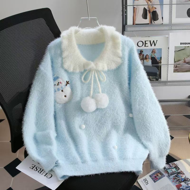 Leuke Preppy Stijl Zoete Faux  - Cashmere Sweater Formal recensie en prijs