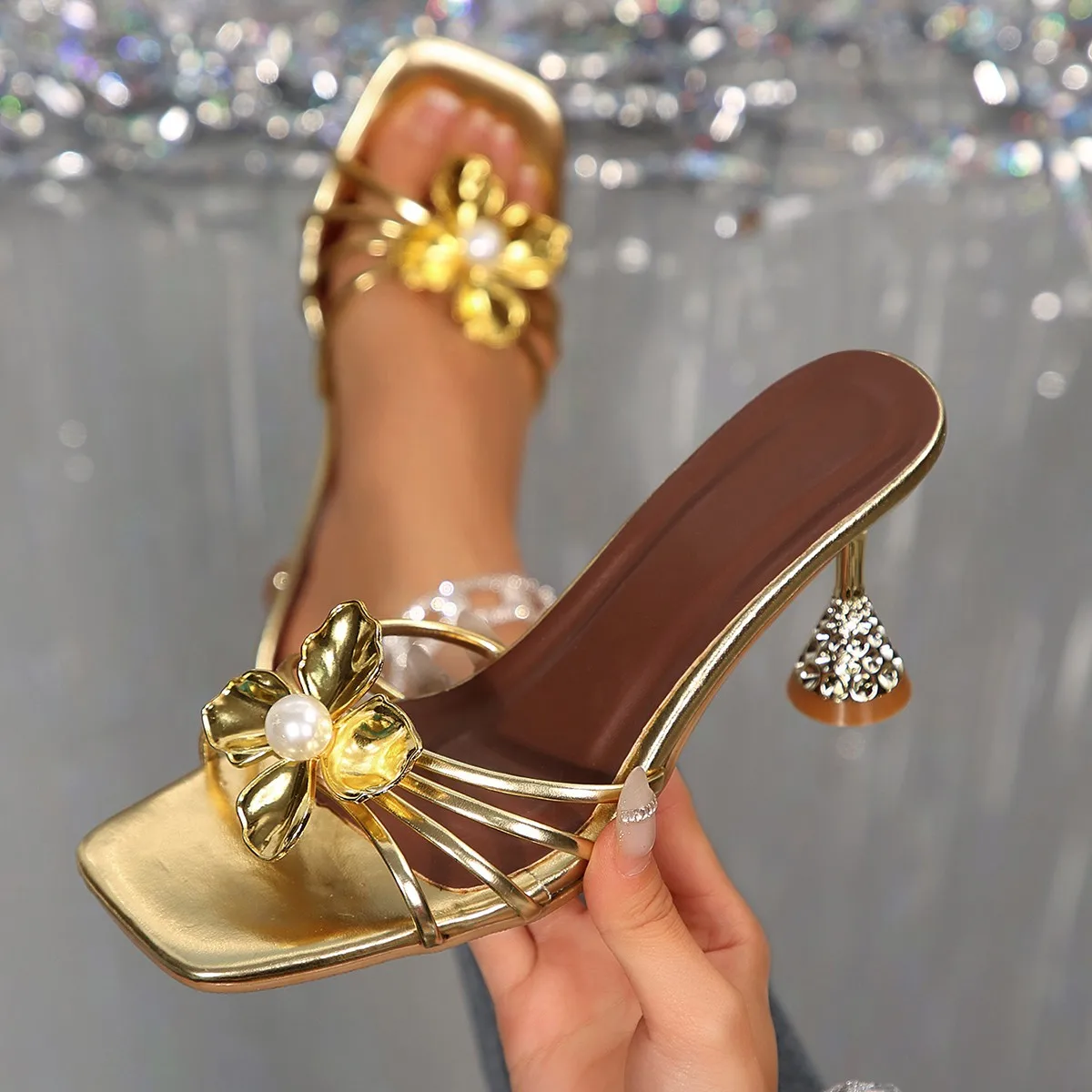 Vintage metalen bloem kristall - Vintage Women'S Formal Wear recensie en prijs