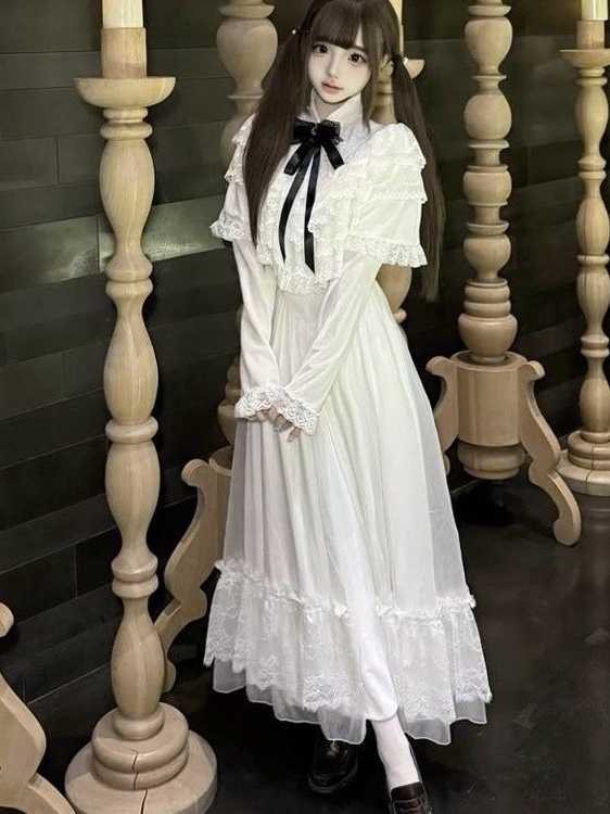 Japanse kanten jurk met korte  - Formal Wear Women Us recensie en prijs