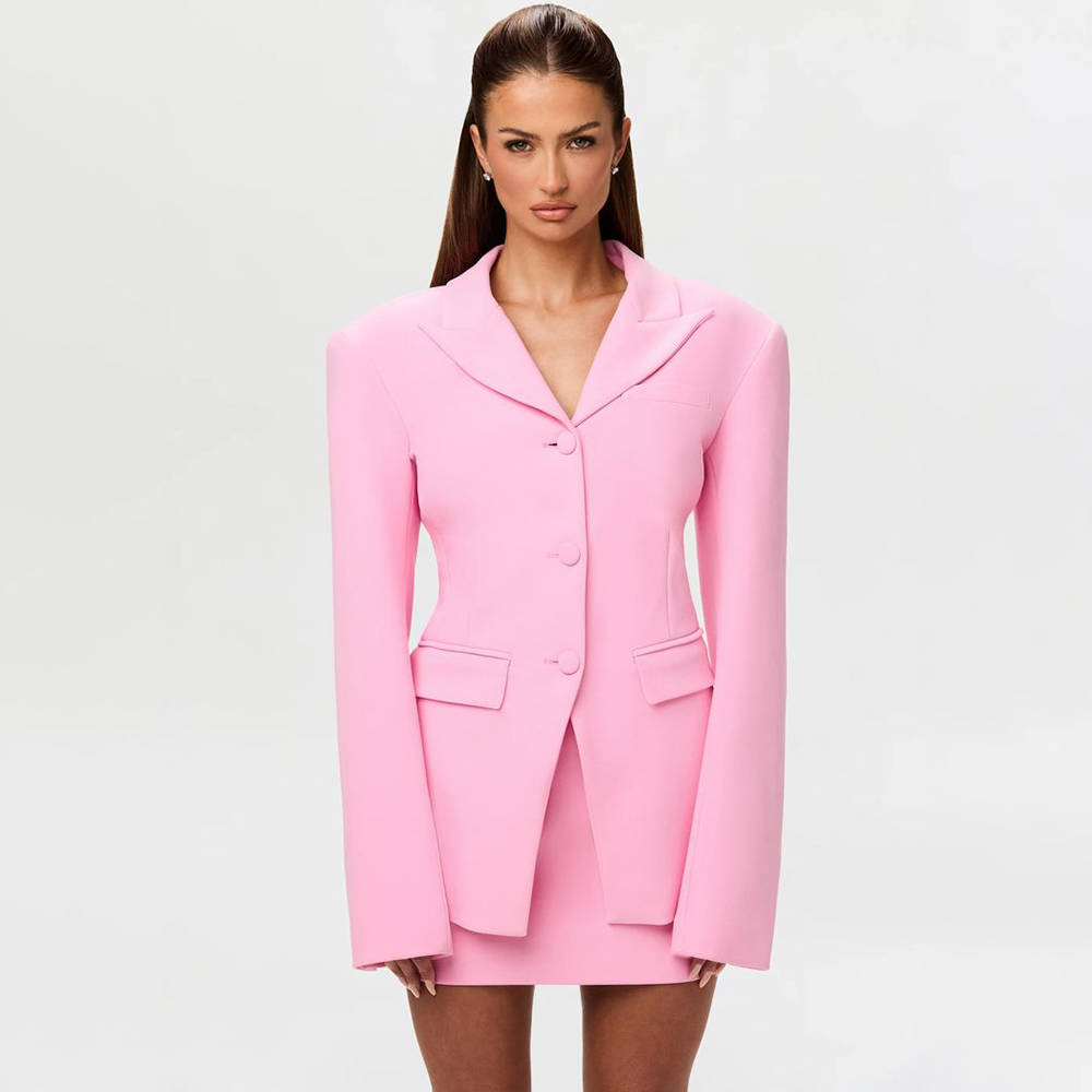 Levendige roze dames 2-delige  - Women Formal Wear Pants recensie en prijs