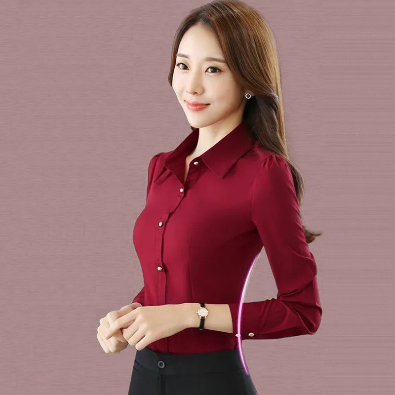 Rode Shirts Met Lange Mouwen V - Women'S Formal Wear Suits recensie en prijs