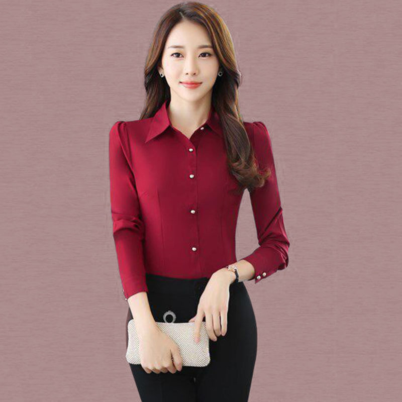 Rode Shirts Met Lange Mouwen V - Women'S Formal Wear Suits recensie en prijs